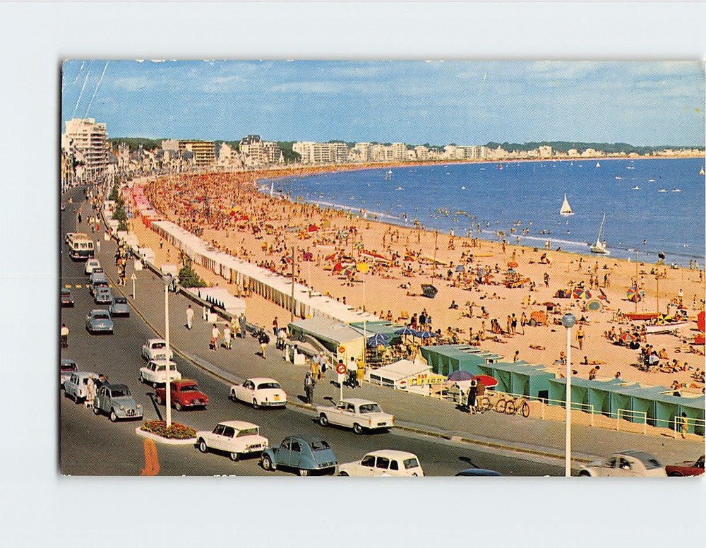 Postcard La Baule Beach View At the Loire-Atlantique France
