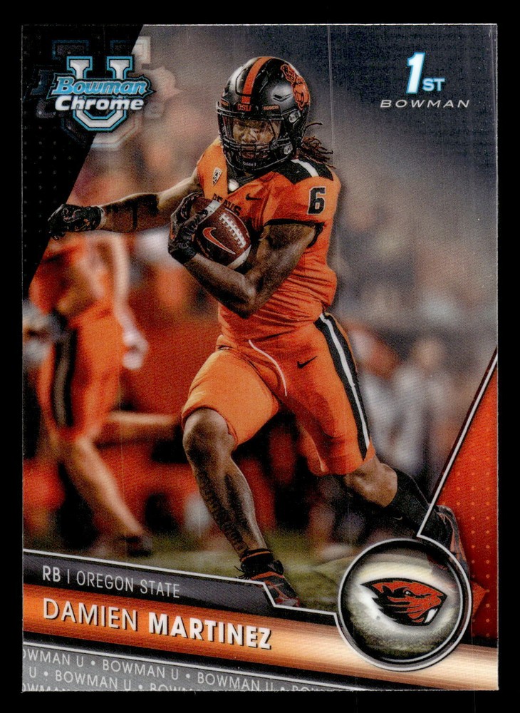 2023 Bowman University Chrome #193 Damien Martinez Oregon State Beavers