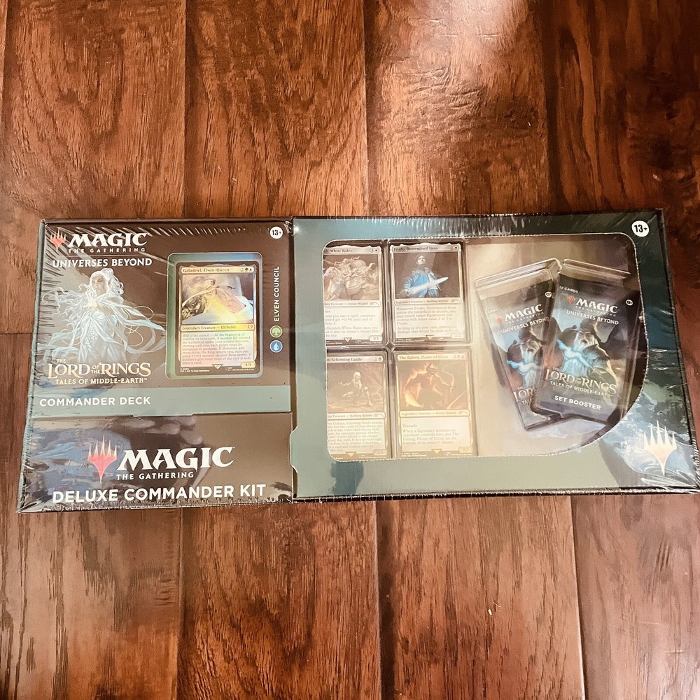 MTG LOTR: Tales of Middle Earth ELVEN COUNCIL Deluxe Commander Kit ~ Sealed..