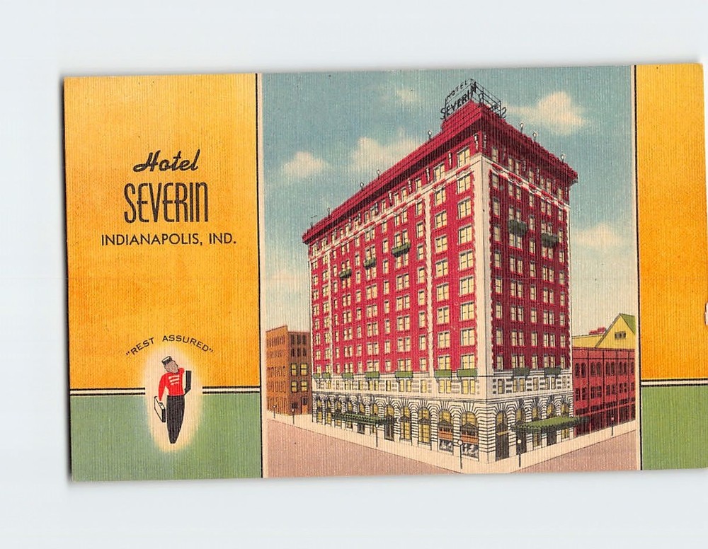 Postcard Hotel Severin Indianapolis Indiana USA