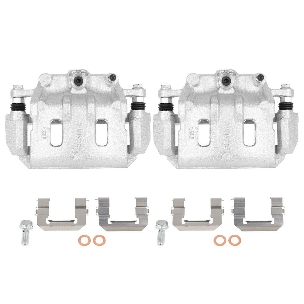 2007-09 Pontiac Torrent Front Brake Calipers Pair with Bracket Kits