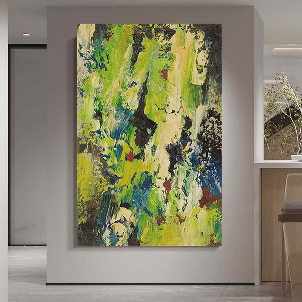 Wall Decor Poster Handmade Canvas Oil Painting Modern Abstract Texture Simple