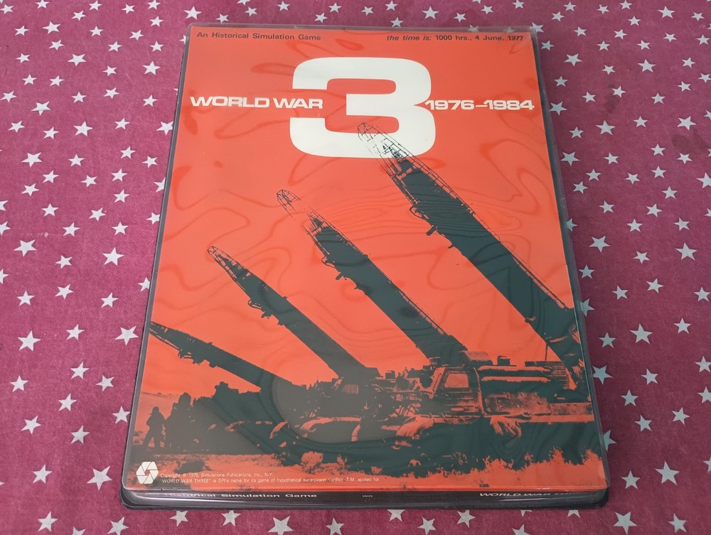 SPI WORLD WAR 3, COLD WAR GAME 1975 Flat Tray Punched Copy