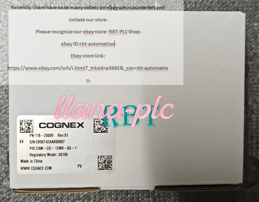 COGNEX CAM-CIC-12MR-8G-1 Industrial camera brand new