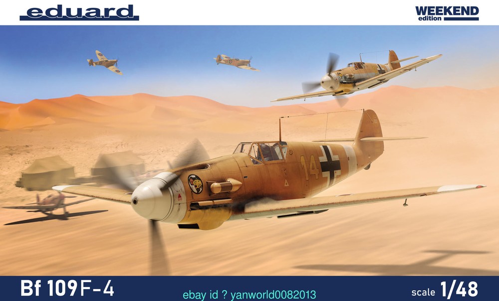 Eduard 1/48 Bf109F-4 Weekend Edition Plastic Model Kit