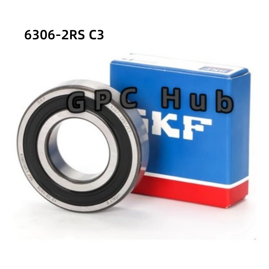 1PC NEW SKF 6306-2RS C3 Double Rubber Seal Ball Bearing 30x72x19mm  Fast ship