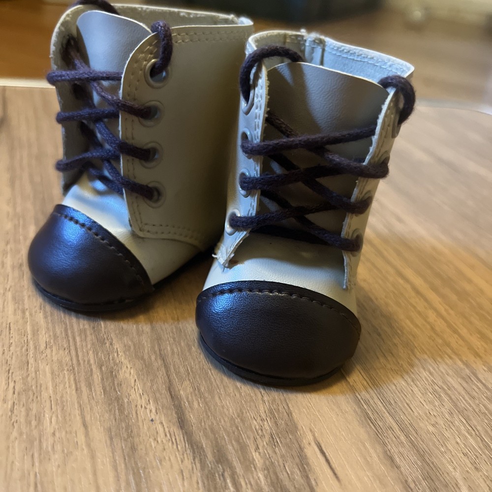American Girl Doll Kirsten Two Toned Work Boots