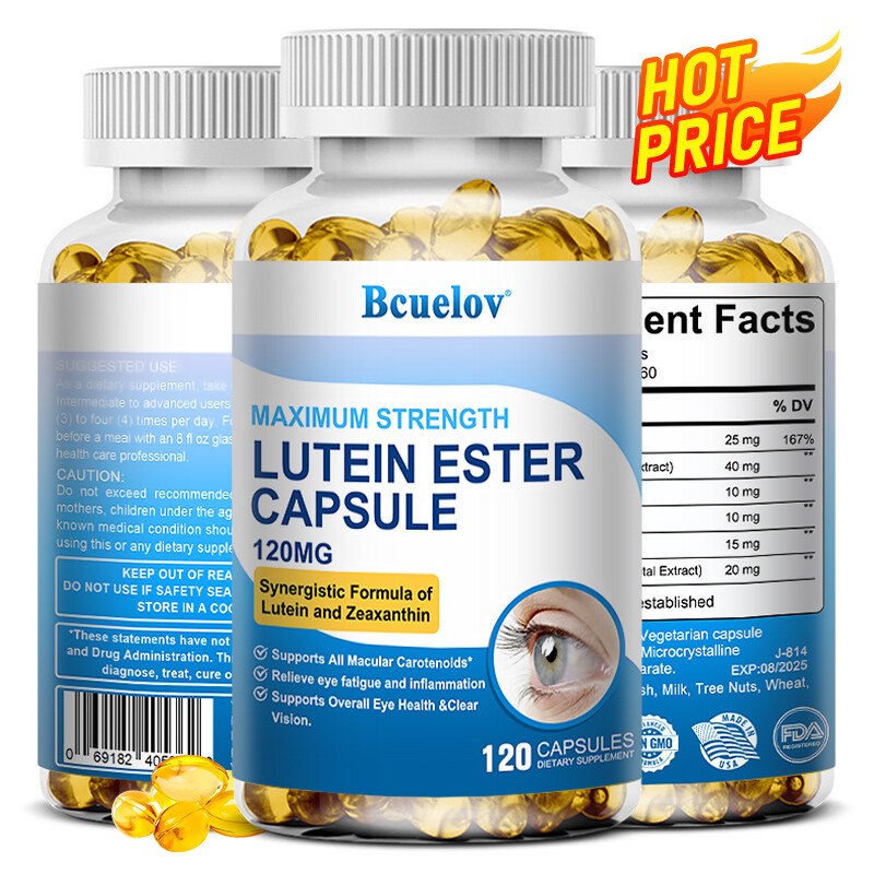 Eye Health Supplement, Lutein and Zeaxanthin, Vision Health, Eye Strain Support