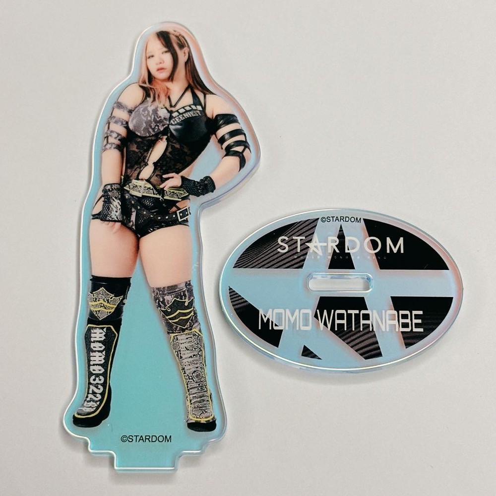 Watanabe Momo Stardom Aurora Acrylic Stand 2026.4.26 Yokohama Arena Used Japan
