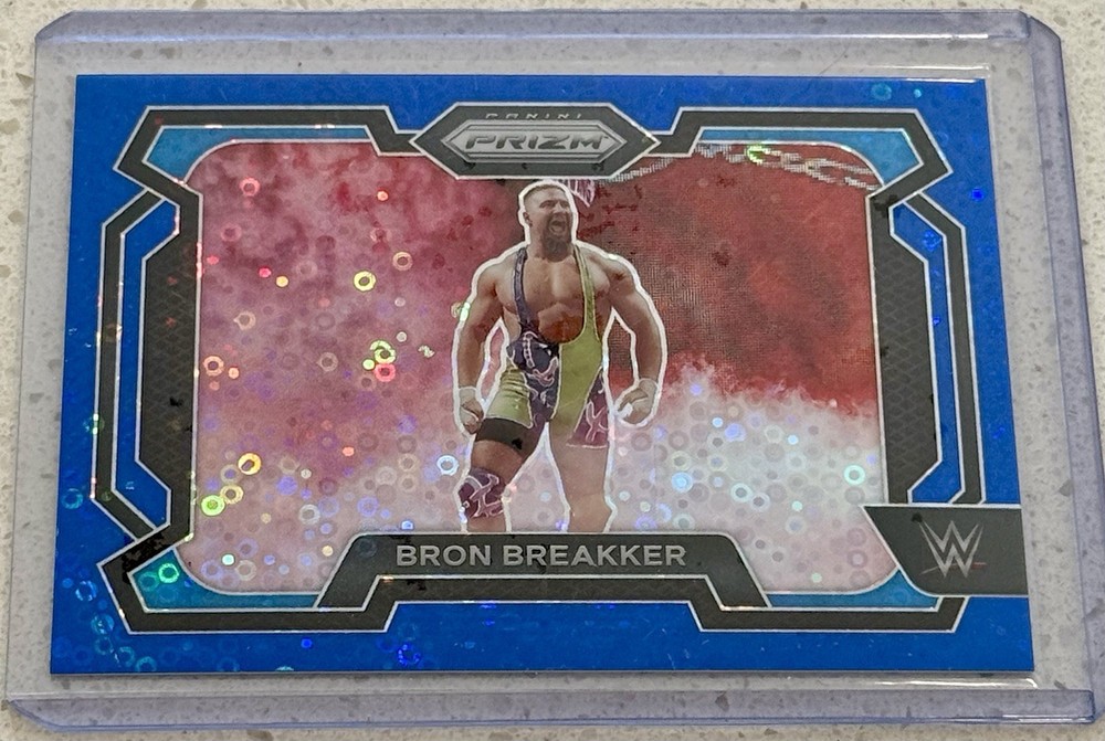Bron Breakker 2024 WWE Prizm Undercard Blue Disco /25