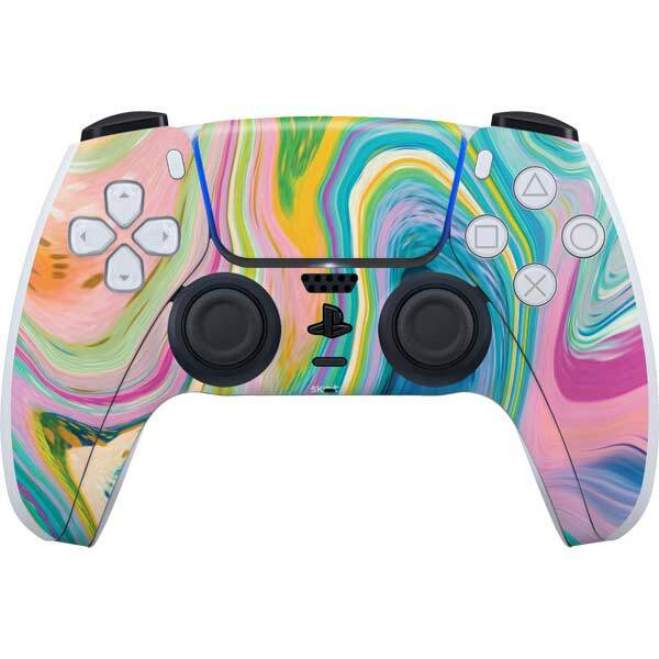 Marble PS5 Controller Skin - Rainbow Marble