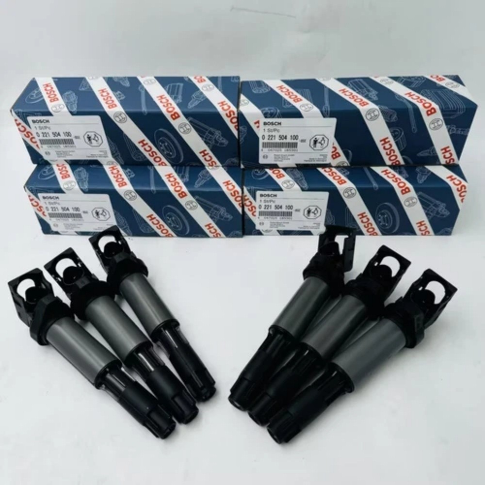 6Pcs 0221504100 UF522 UF515 Ignition Coils For Bosch BMW 550 545 650 745 750i X5