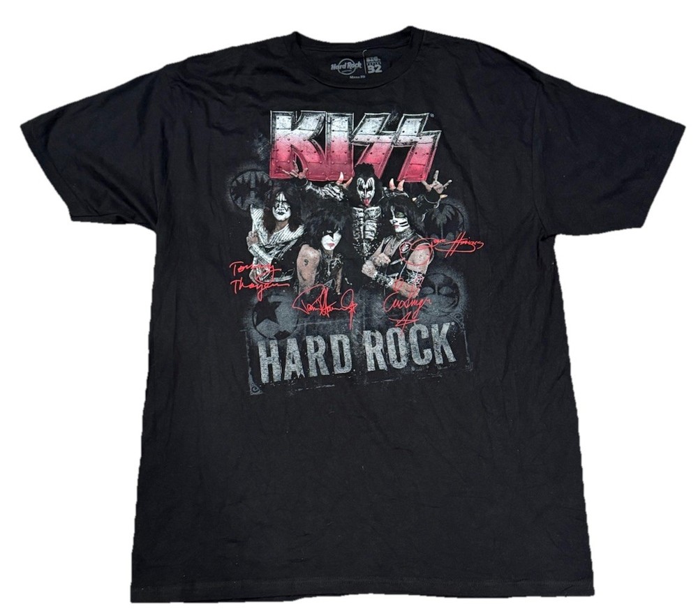 KISS Hard Rock Retro Band Tee Shirt Sig. Series 32 Men’s Size XL