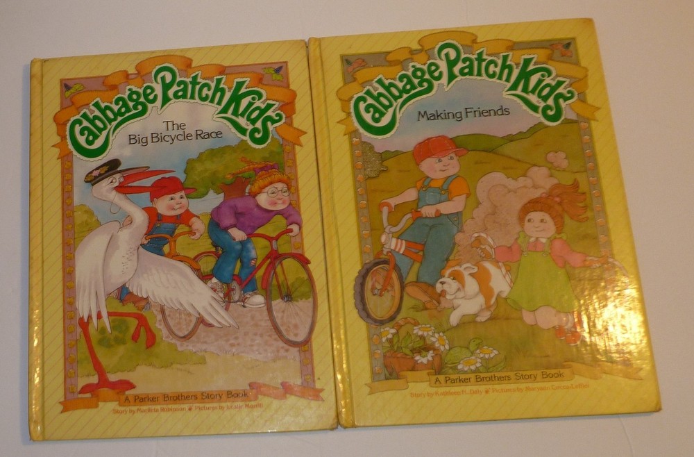 Vintage Cabbage Patch Kids Parker Brother Story book CPK hardcover