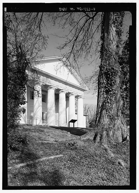 Perspective view east elevation looking from southeast - Arlington House, Lee
