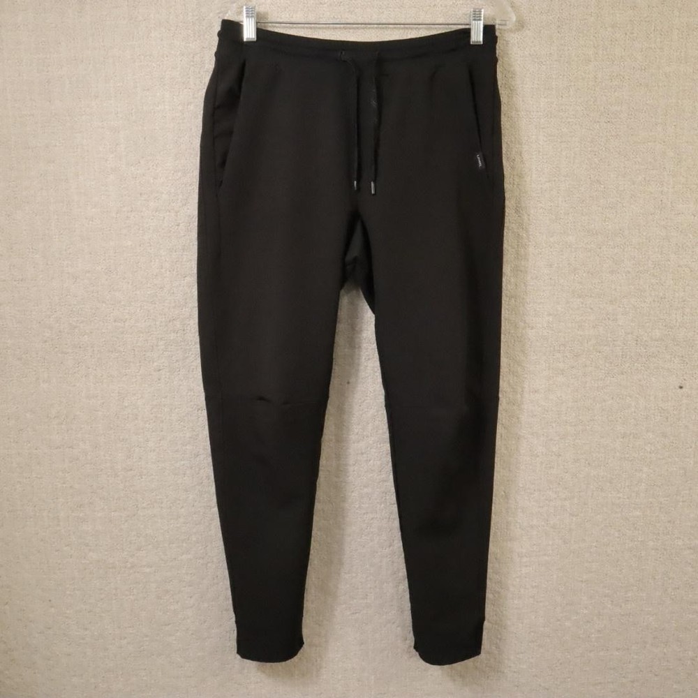 UNRL Jogger Pants Mens Small Black Knit Stretch Athletic Performance Tech