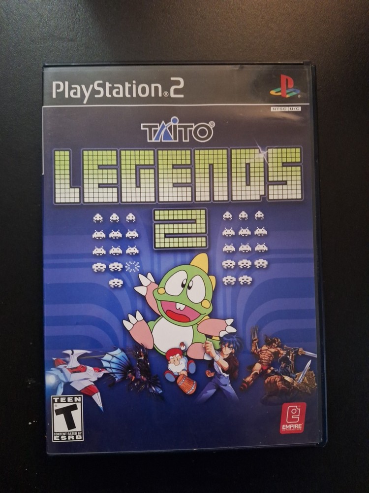 Taito Legends 2 (Sony PlayStation 2, 2007) No Manual