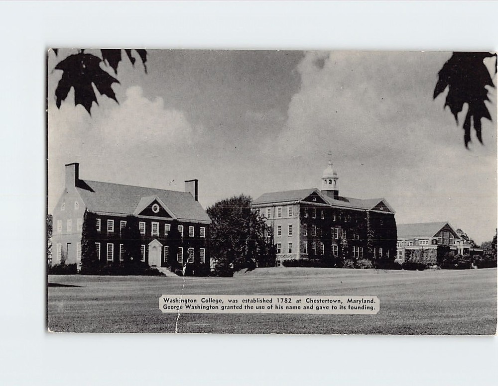 Postcard Washington College Chestertown Maryland USA