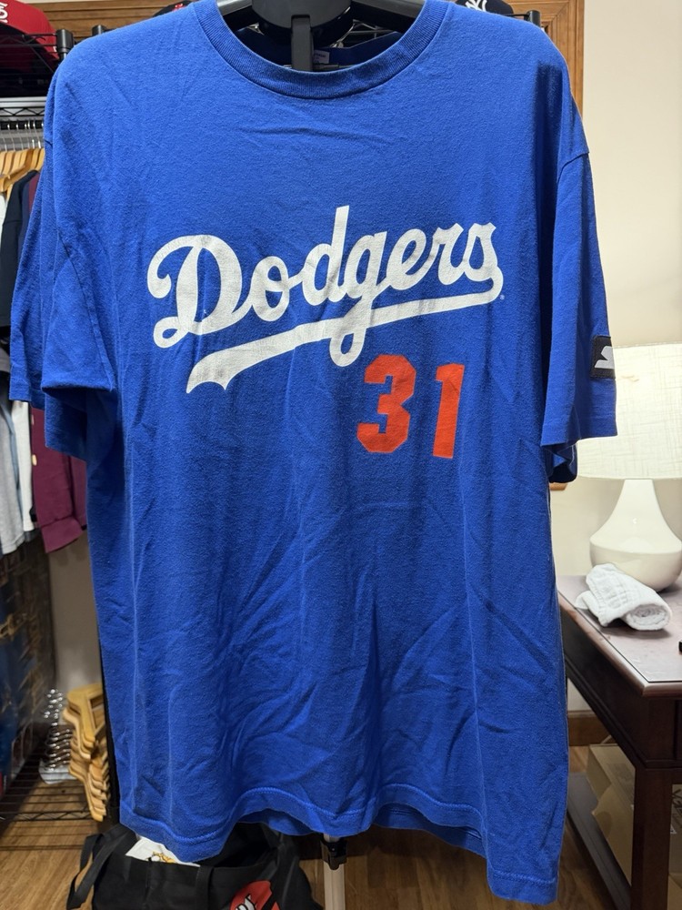 Los Angeles Dodgers Mike Piazza Jersey Shirt Size XL Starter