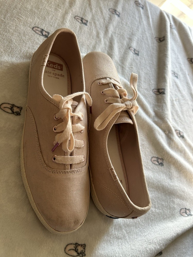 Keds | Shoes | Keds Kate Spade  Sparkly Tennis Shoes Size |7.5