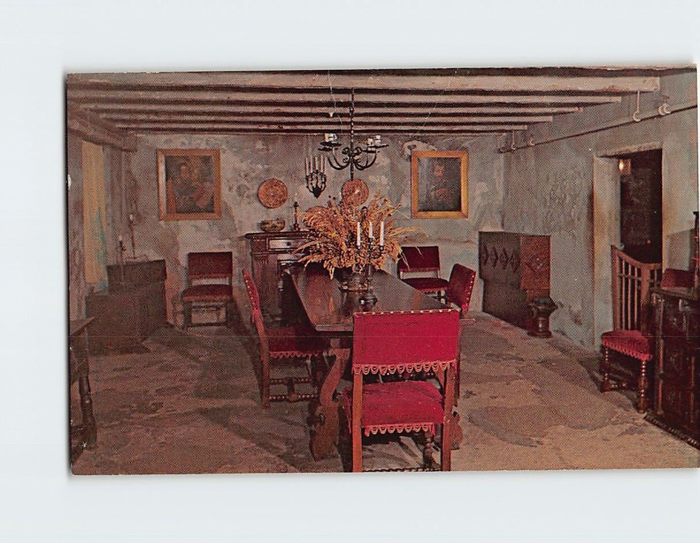 Postcard Oldest House . . . Interior View St. Augustine Florida USA