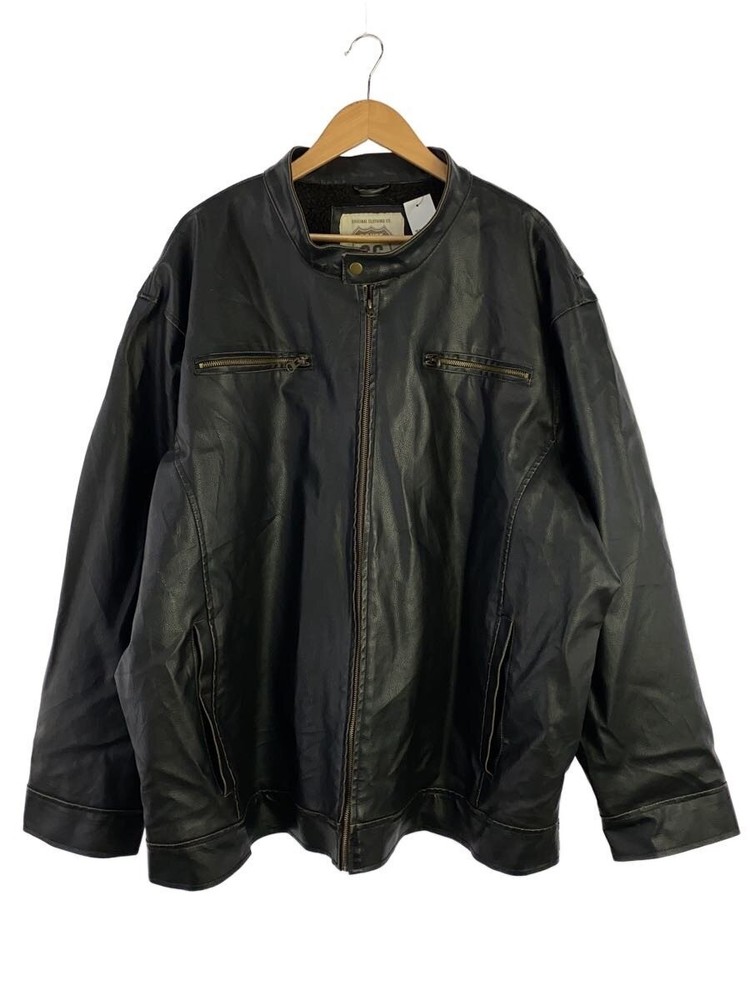 Leather Jacket Blouson/-/Cowhide/Blk/Plain 3500