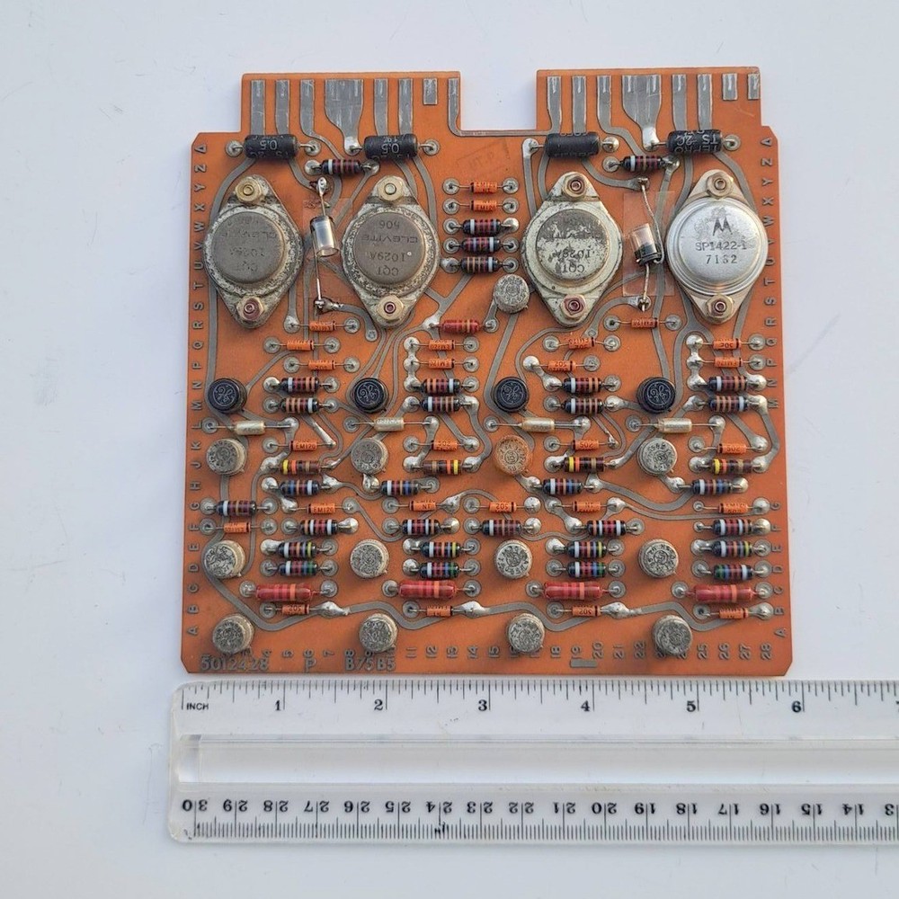 Vintage Univac Logic Board Clevite GE 1960s Rare