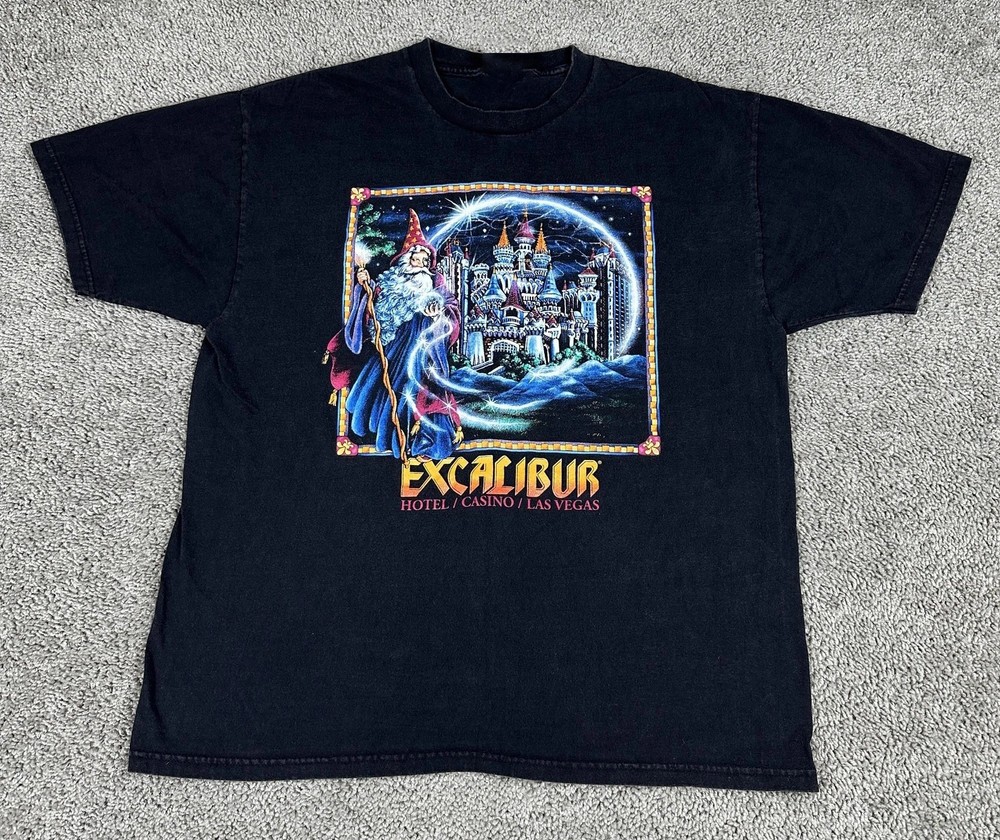 Excalibur Hotel Casino Las Vegas Shirt Size S-5XL Reprint