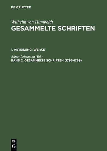 Gesammelte Schriften, Band 2, Gesammelte Schriften (1796-1799) (Hardback)