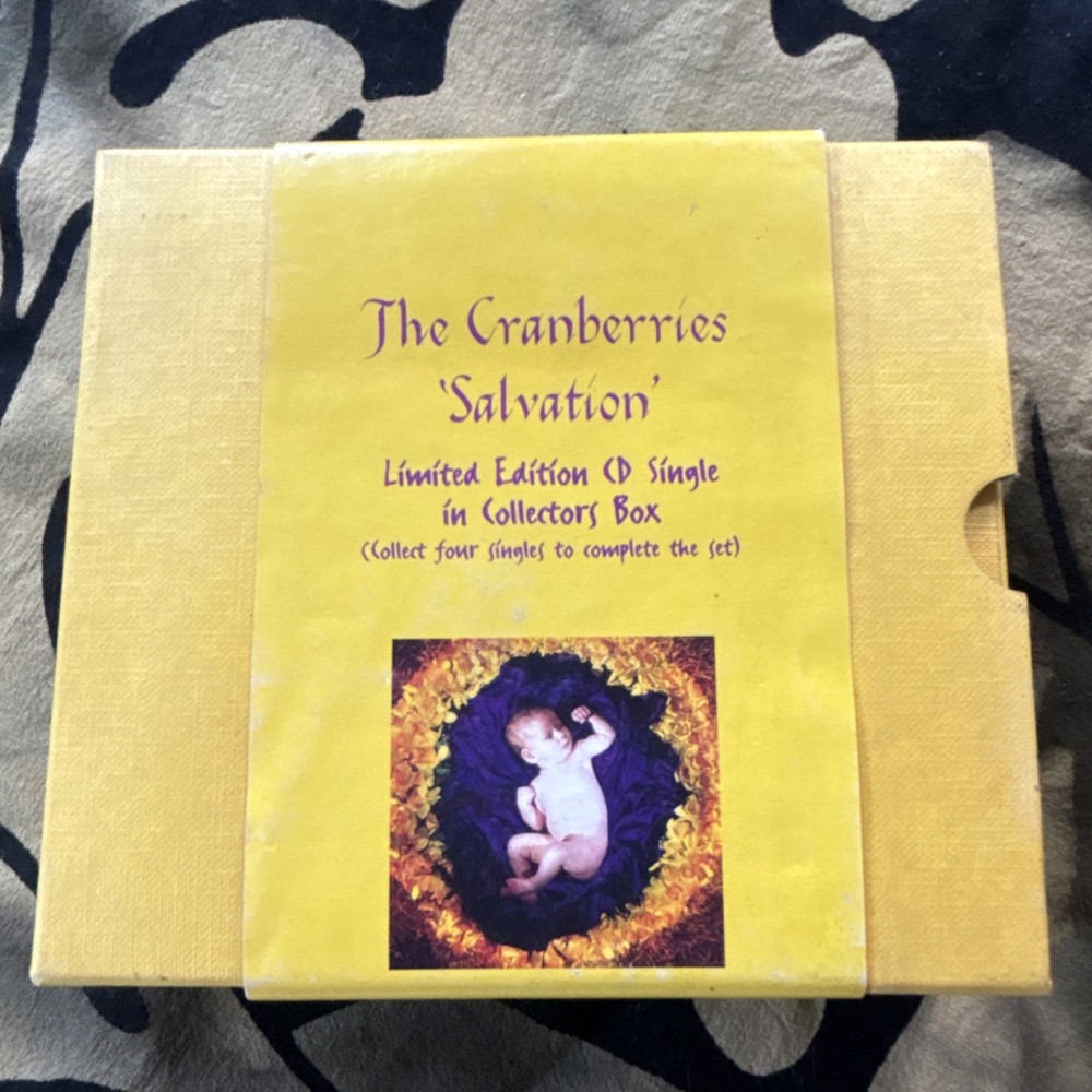 The Cranberries Salvation 3 CD Single Limited Edition Rock Collector's Box 1996
