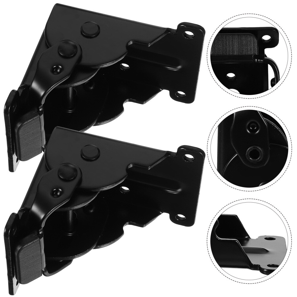 2 Pcs Furniture Leg Folding Hinge Adjustable Levelers Home Hardware Work