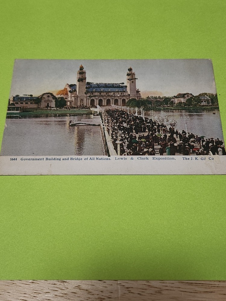 Vintage 1905 Lewis & Clark Exposition Portland Oregon Postcard Unposted