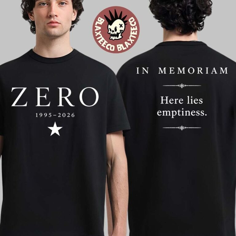 The Smashing Pumpkins Zero In Memoriam Here Lies Emptiness 1995-2026 T-Shirt
