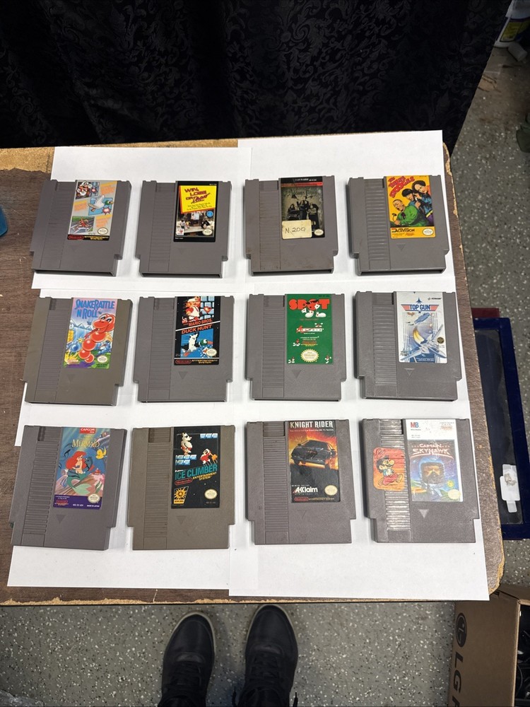 1985 Nintendo NES Games Lot of 12 TESTED* *CARTRIDGES ONLY* NICE LOT ~ NO RES!