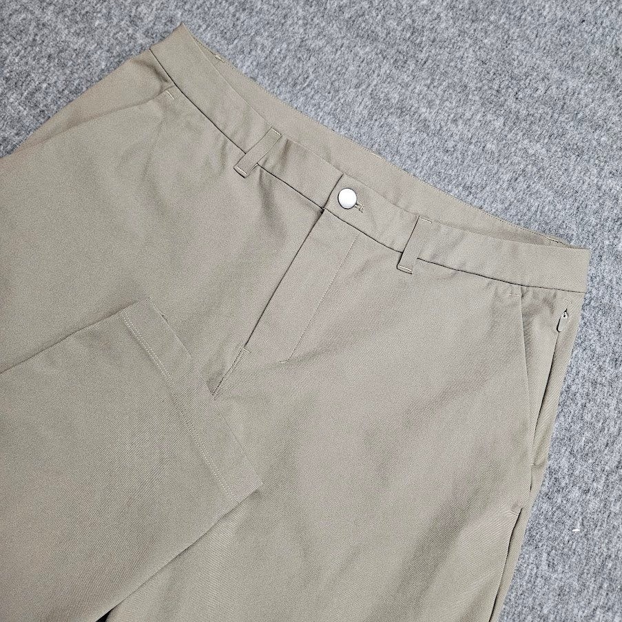 Lululemon ABC Classic Fit Men 33 Tan Khaki Performance Trousers LM5AO5S