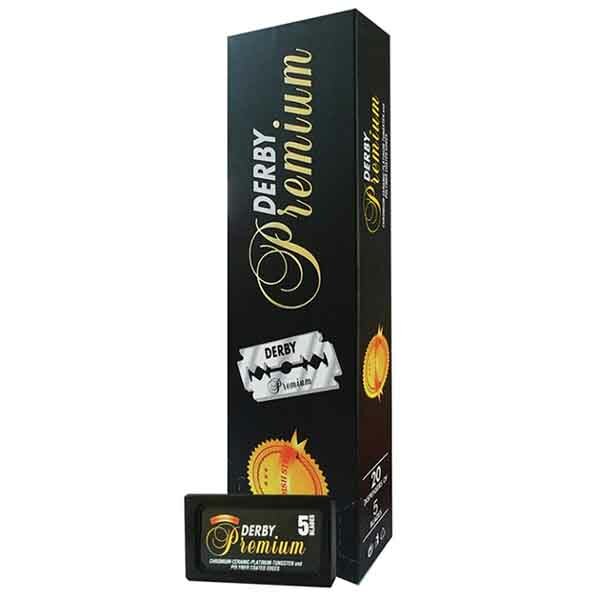 Derby Premium Double Edge Blades (100 Blades) Environmentally Favorable New