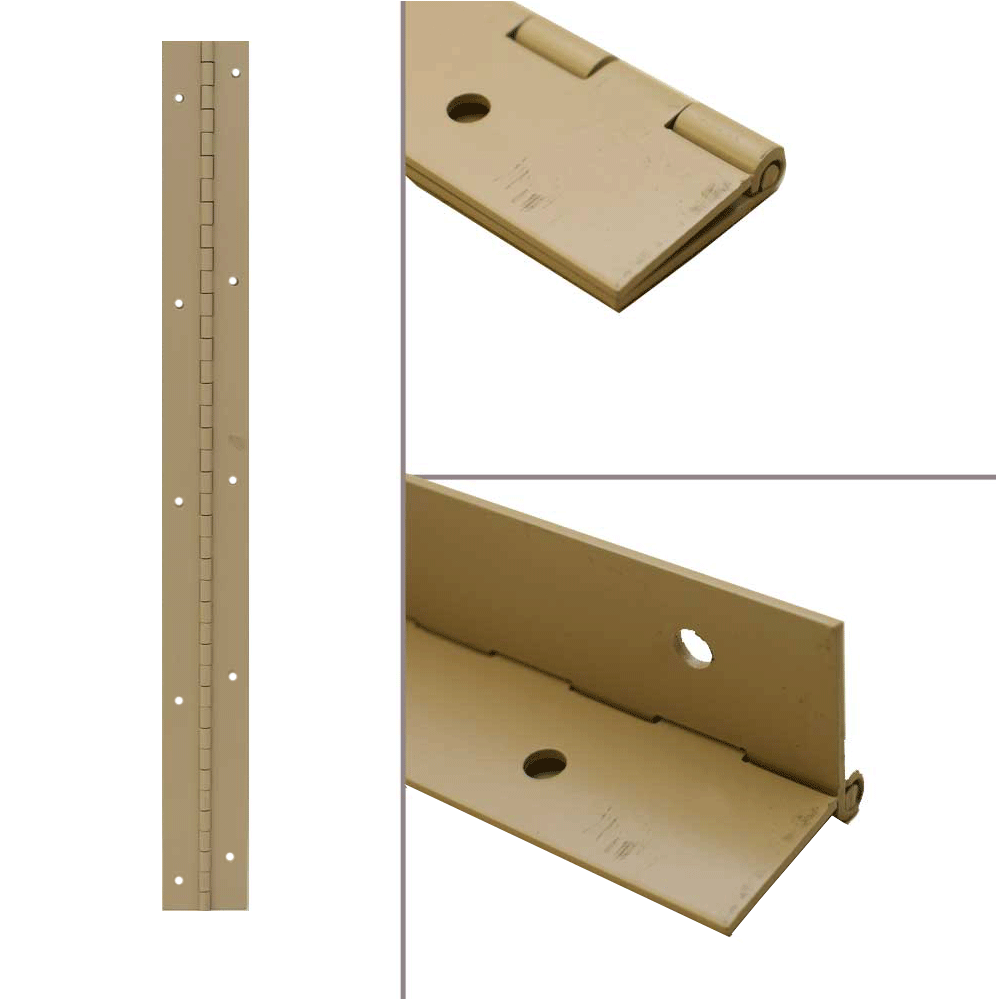 Tracker Boat Piano Hatch Hinge | 20 x 2 Inch Aluminum Seat