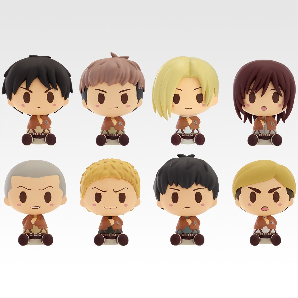 Ichiban Kuji Attack on Titan G Prize Chocokko Figure Complete Set of 8 BANDAI