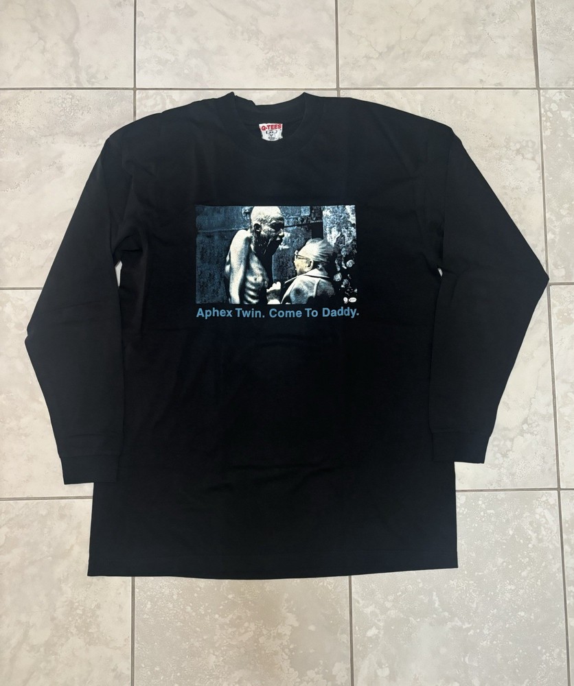 Rare Original Vintage 1997 Aphex Twin “Come to Daddy” Warp Records T Shirt