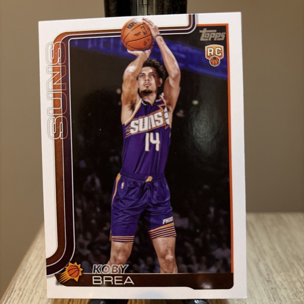 Koby Brea 2025-26 Topps Base Rookie Card #242 - Suns