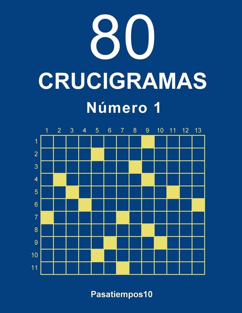 80 Crucigramas - N. 1 (Spanish Edition)
