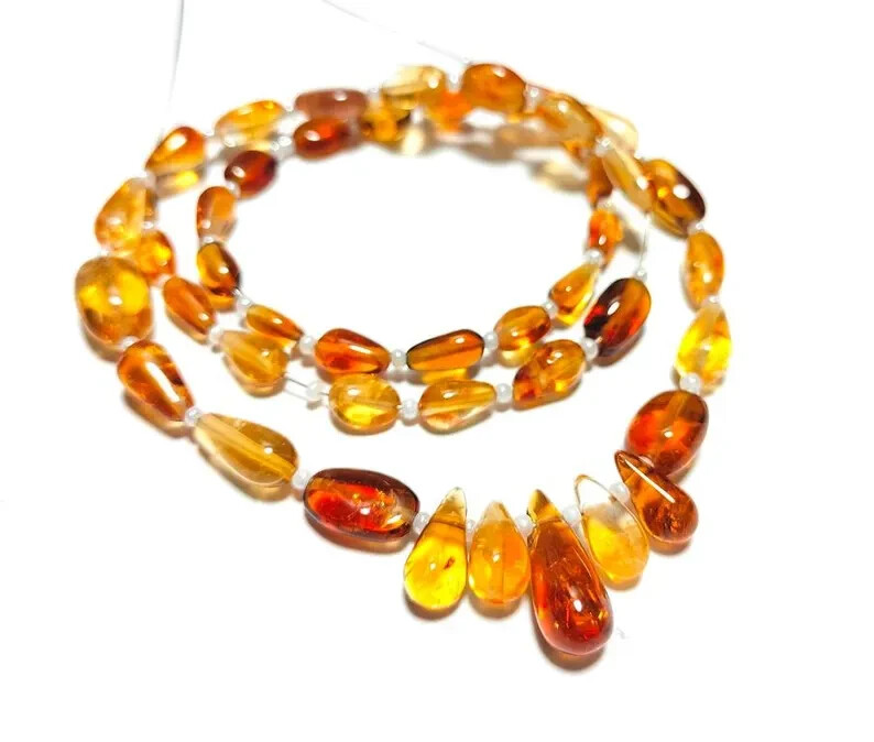 Natural Citrine Beads 16