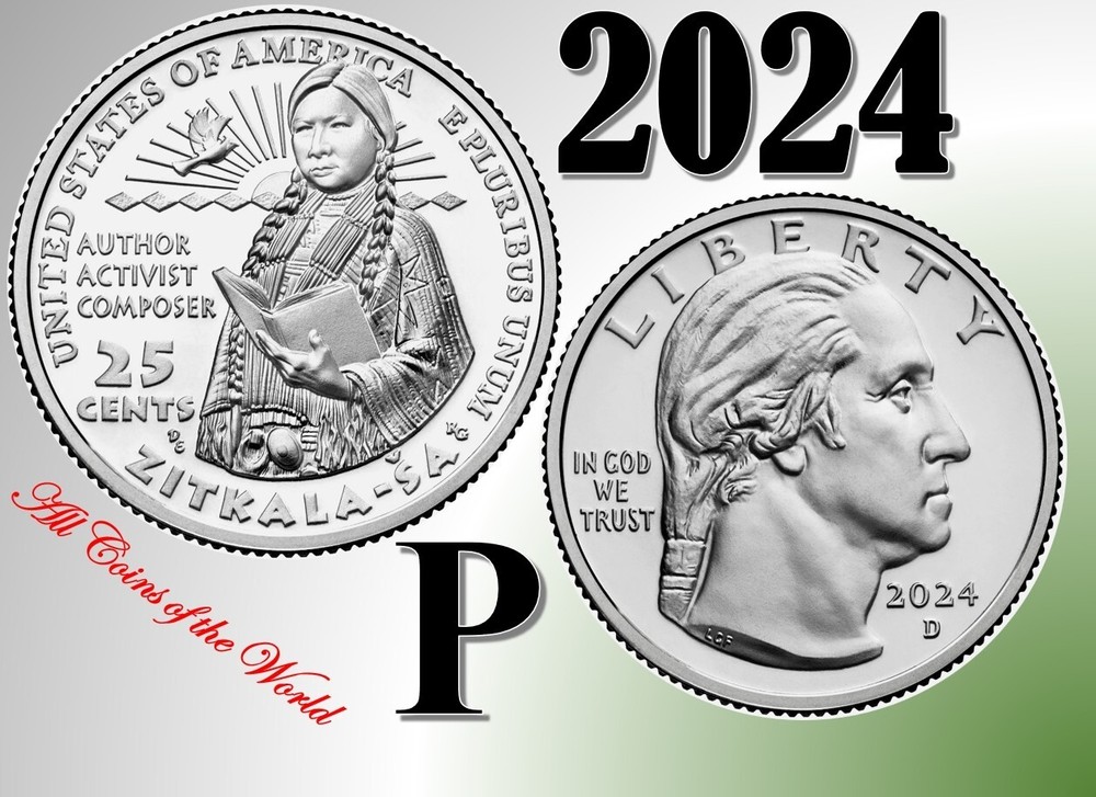 2024 P  American Women Quarters - Zitkala-Ša - 1 coin - UNC - US Mint