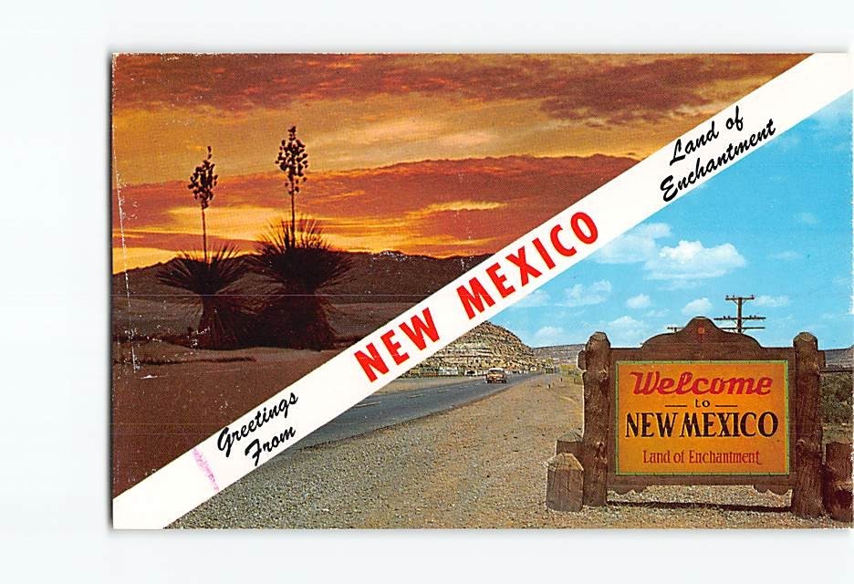 Postcard Scenes and Views in New Mexico USA