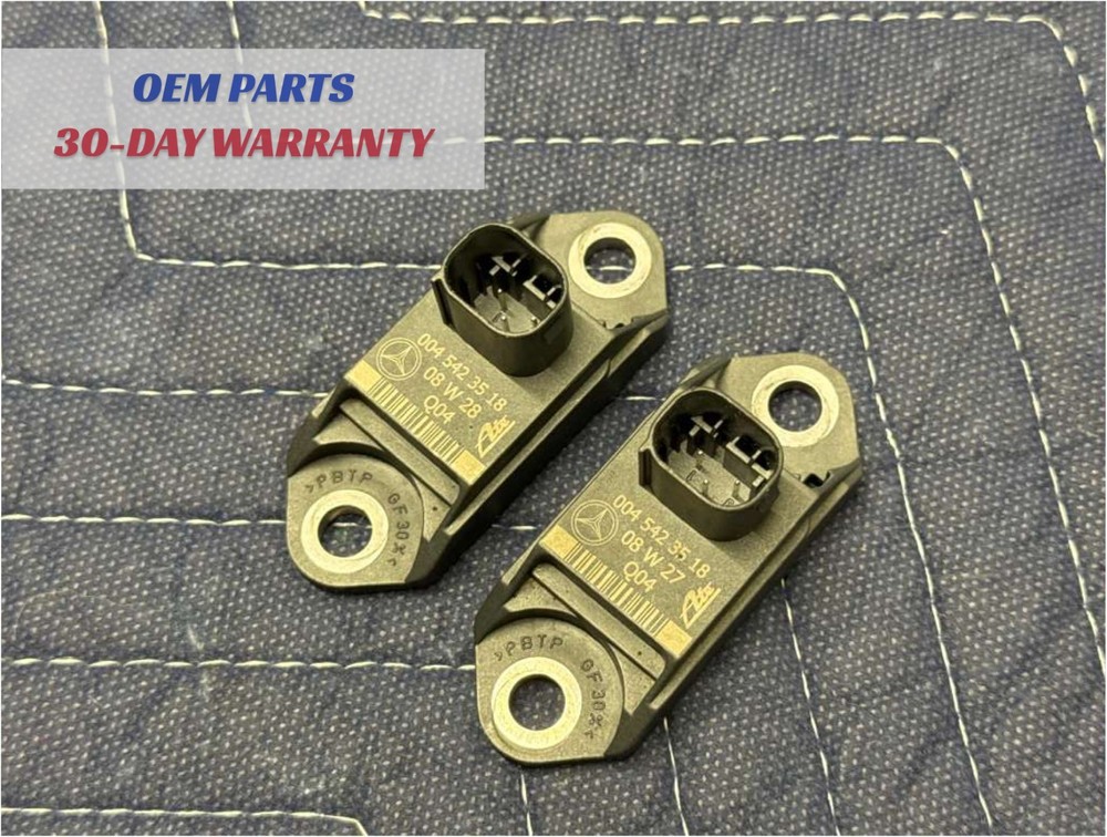 🔺OEM Mercedes 0045423518 2pc SET Yaw Turn Rate Acceleration Sensor W221 S-Class