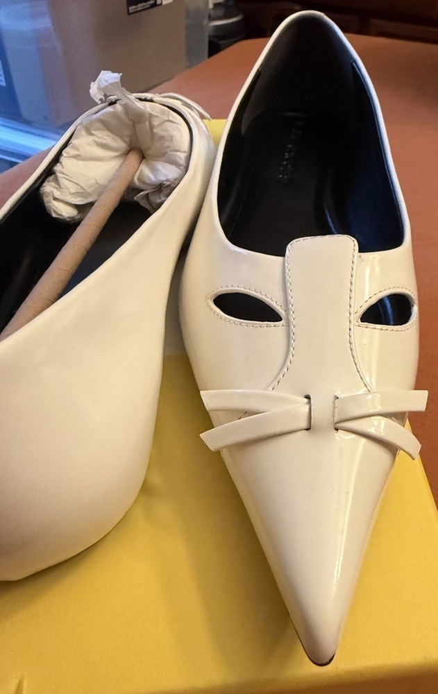 MARC JACOBS KAT BALLERINA SHOES/WHITE/WOMENS 11/NEW!!