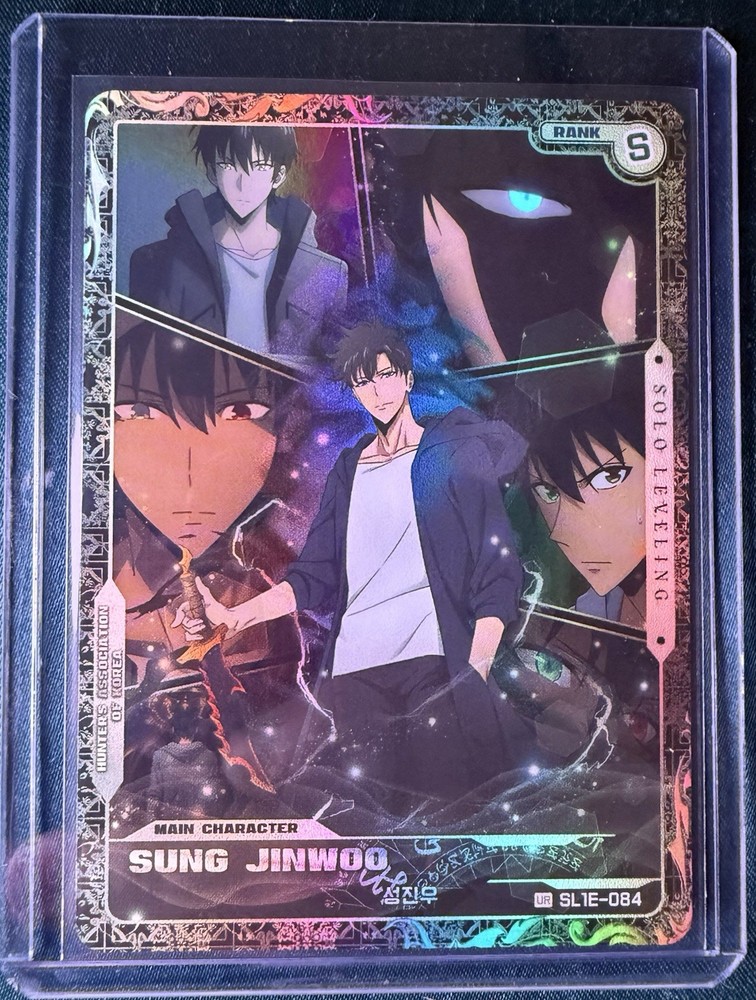 UR SL1E-084 SUNG JINWOO AUTHENTIC Solo Leveling Mapniverse Card