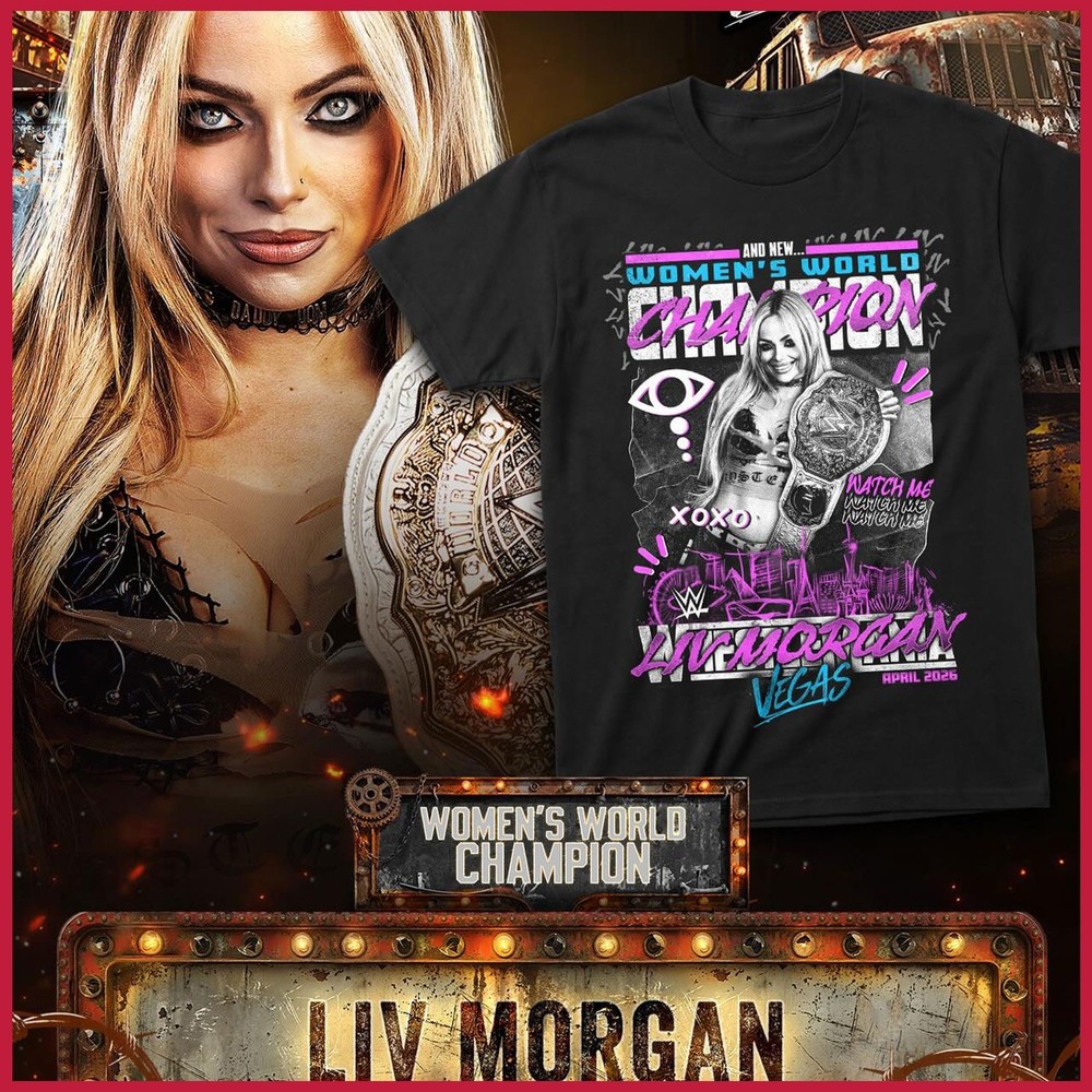 NEW 2026 - Liv Morgan WrestleMania 42 Winner Unisex 1-sided Shirt Reprint Gildan