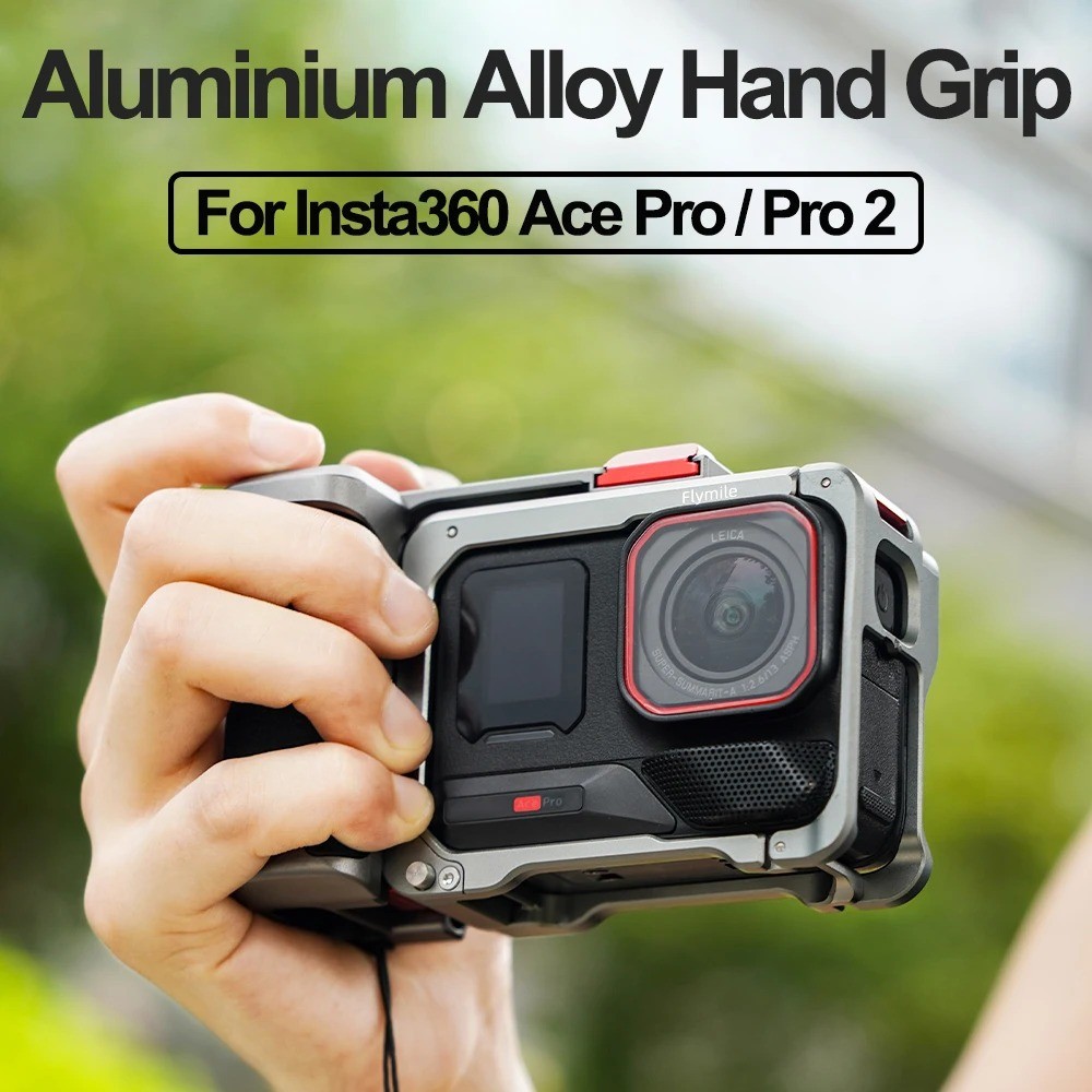 Insta360 Ace Pro Pro 2 Aluminum Grip Kit with Shutter Button SZKOSTON