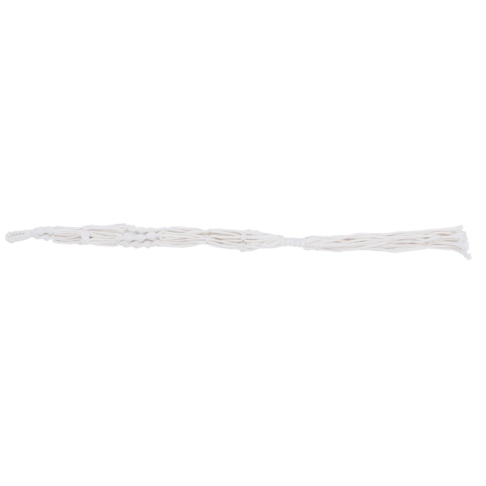 Flower Pot Hanging Basket Cotton Rope Woven Style Plant Hanger Holder AOS